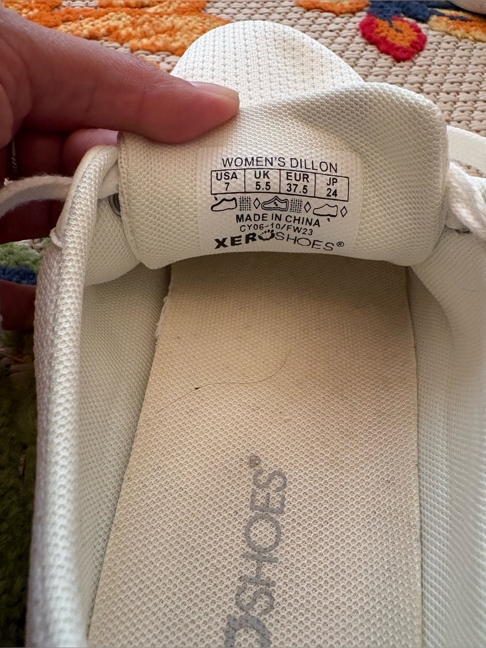Women's Knit Lace-Up Sneakers in White - Picture 4 of 4